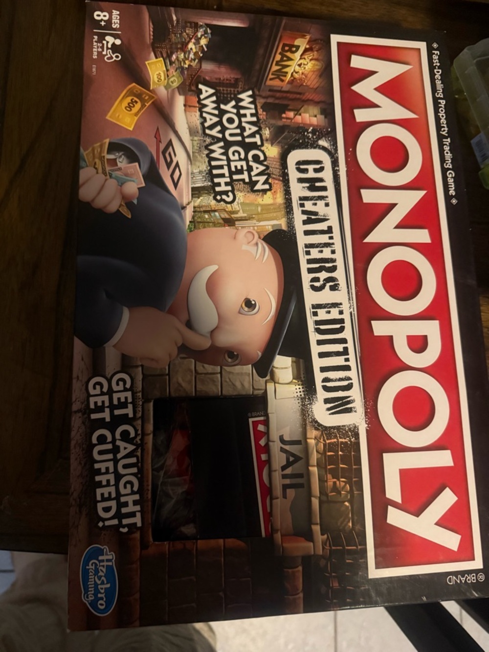 Hasbro Monopoly Cheaters Edition Board Game - Red, Black, White